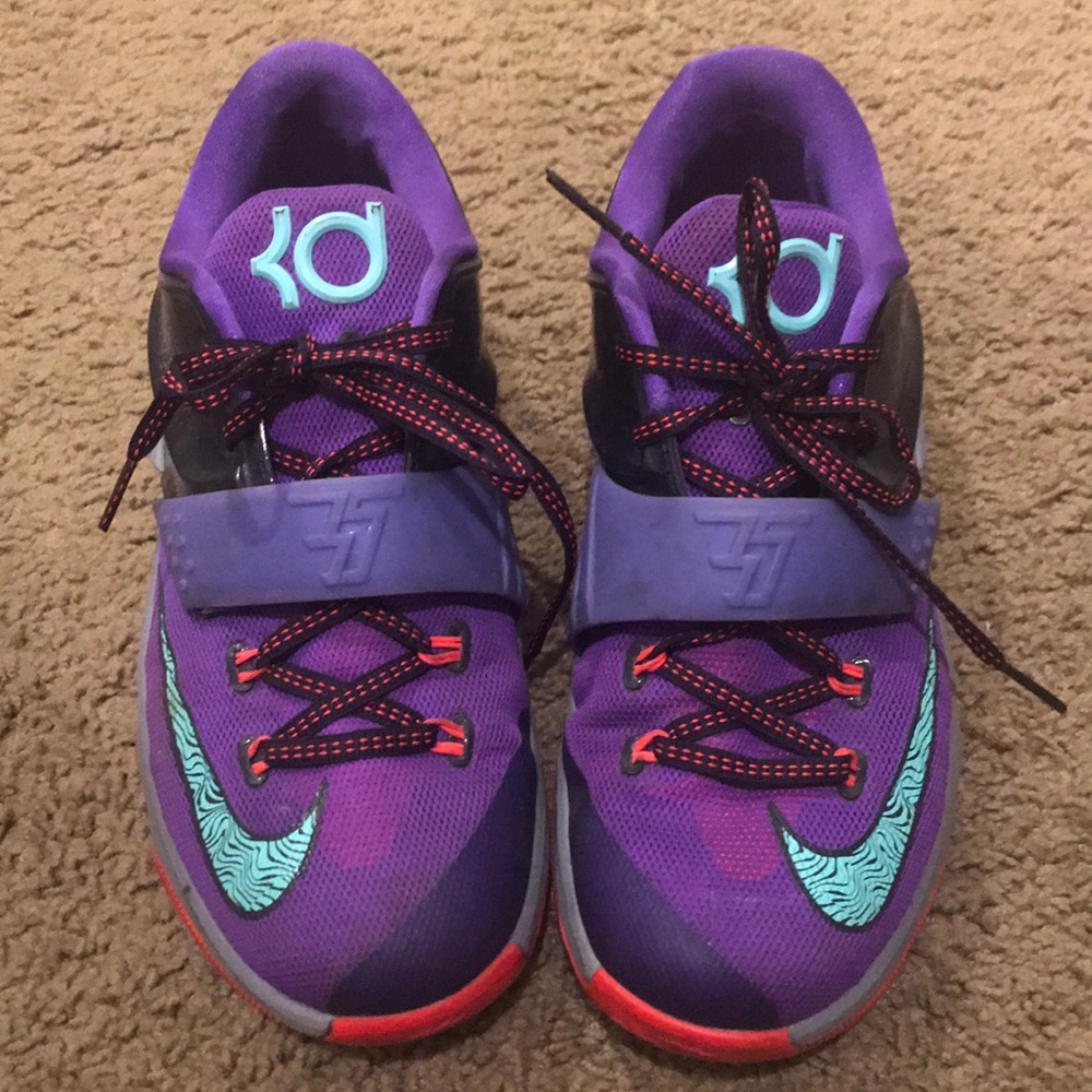 Nike KD 8’s - Bright Purple & Mint - RARE COLOR